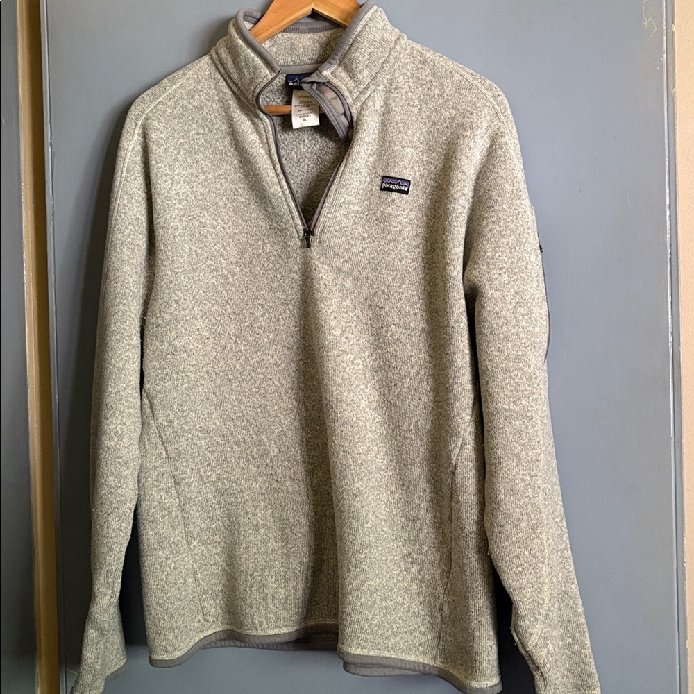 Patagonia Better Sweater quarter zip Pullover W XL